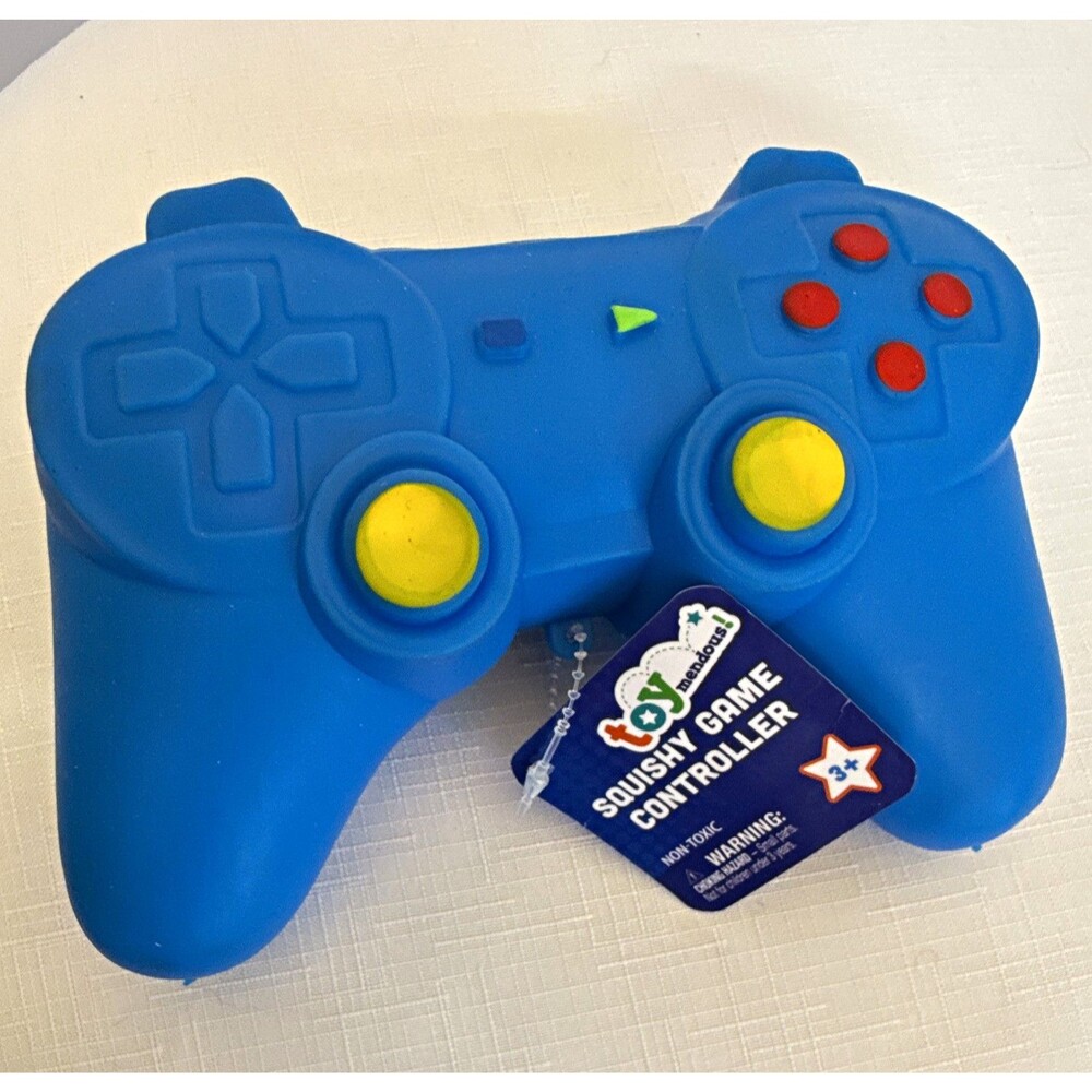 Toymendous Squishy Game Controller Stress Toy Blue Video Game 3+ C20216